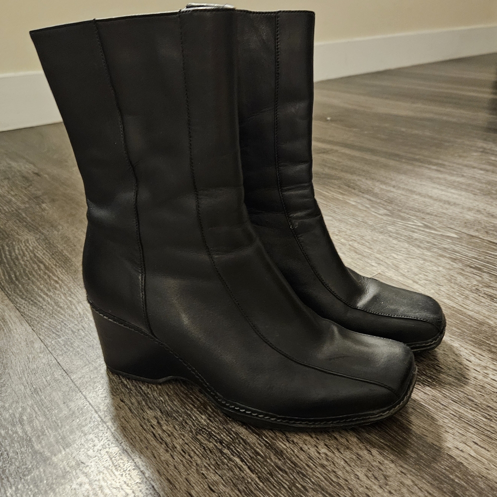 Rockport Black Heeled Boots